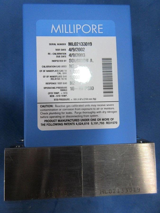 Used Millipore FC-2979MEP5 Mass Flow Controller 200 SCCM N2 Used Working