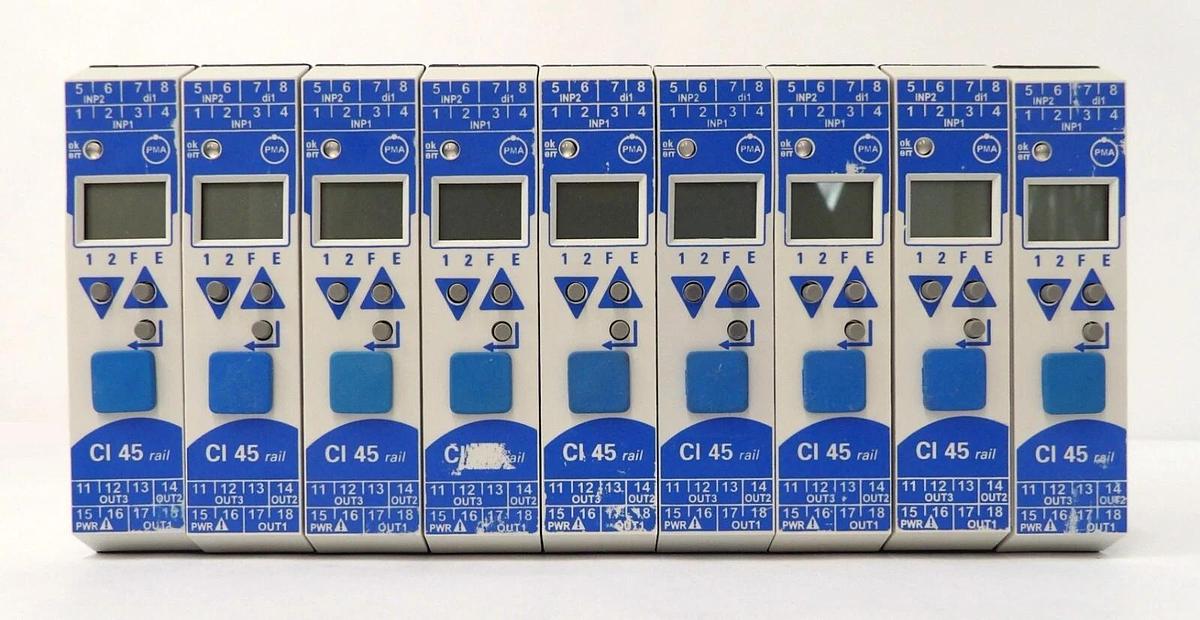 Used PMA CI45-112-00000-011 Relay Signal Conditioner Reseller Lot of 9 New Surplus