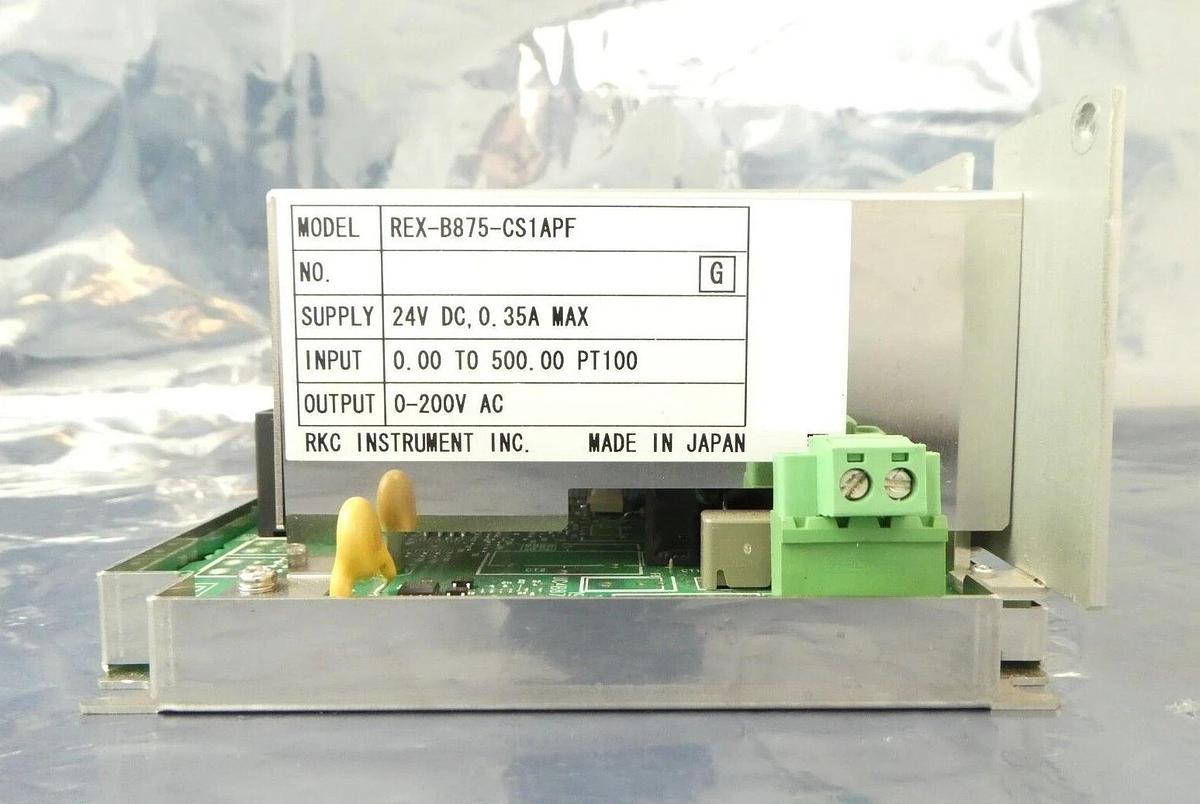 Used RKC Instrument REX-B875-CS1APF Temperature Controller Working Surplus
