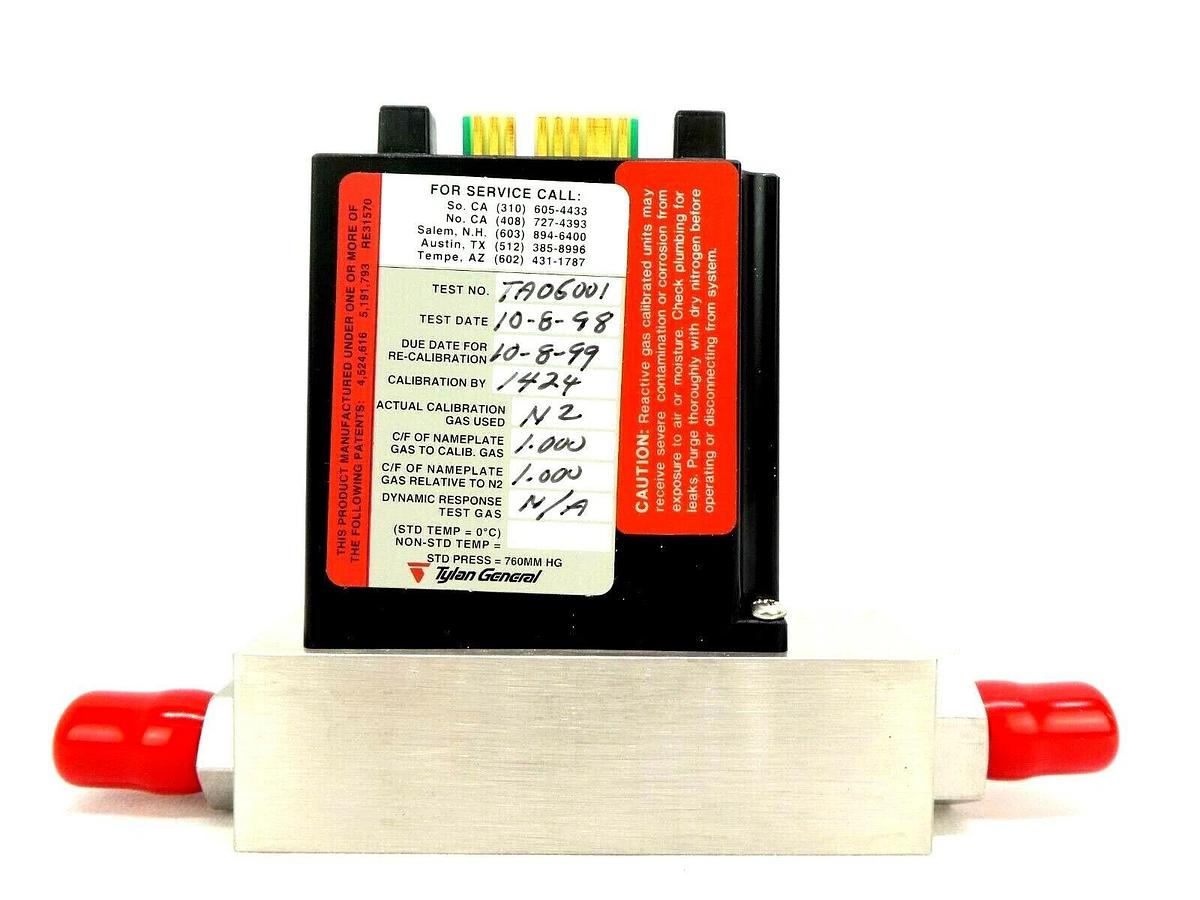 Used Tylan FM-361V Mass Flow Meter MFC 10 SLPM N2 FM-361 Working Surplus