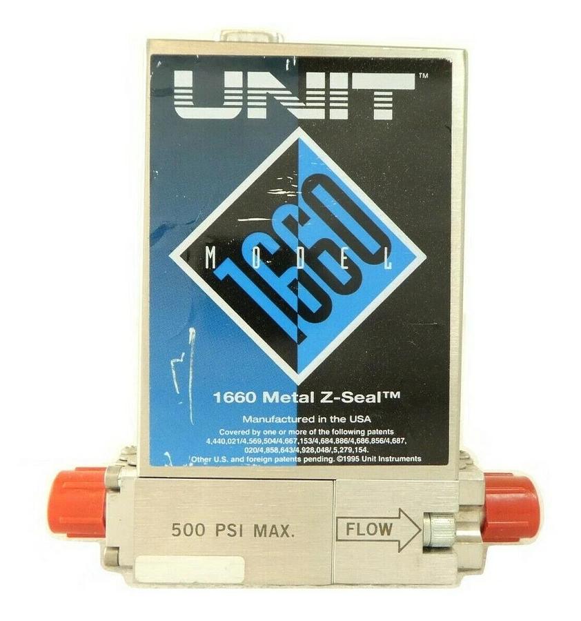 Used UNIT Instruments UFC-1660 Mass Flow Controller MFC Micron 81-UN109R Working