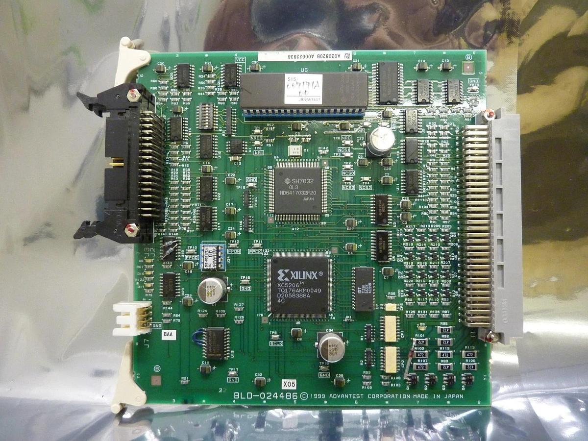 Used Advantest BLD-024486 Processor Board PCB Card PLD-624486BB FW: 007171A 00 Used