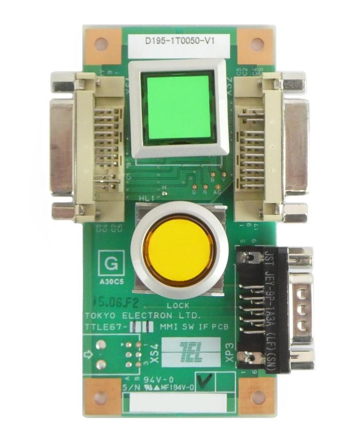 TEL Tokyo Electron D195-1T0050-V1 MMI SW IF PCB TTLE67-11 New Surplus