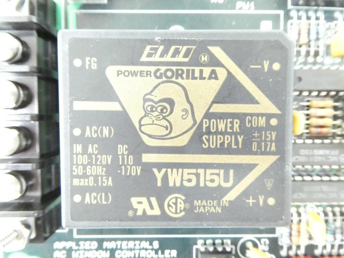 Used AMAT Applied Materials 0100-00176 AC Window Controller PCB P5000 Working