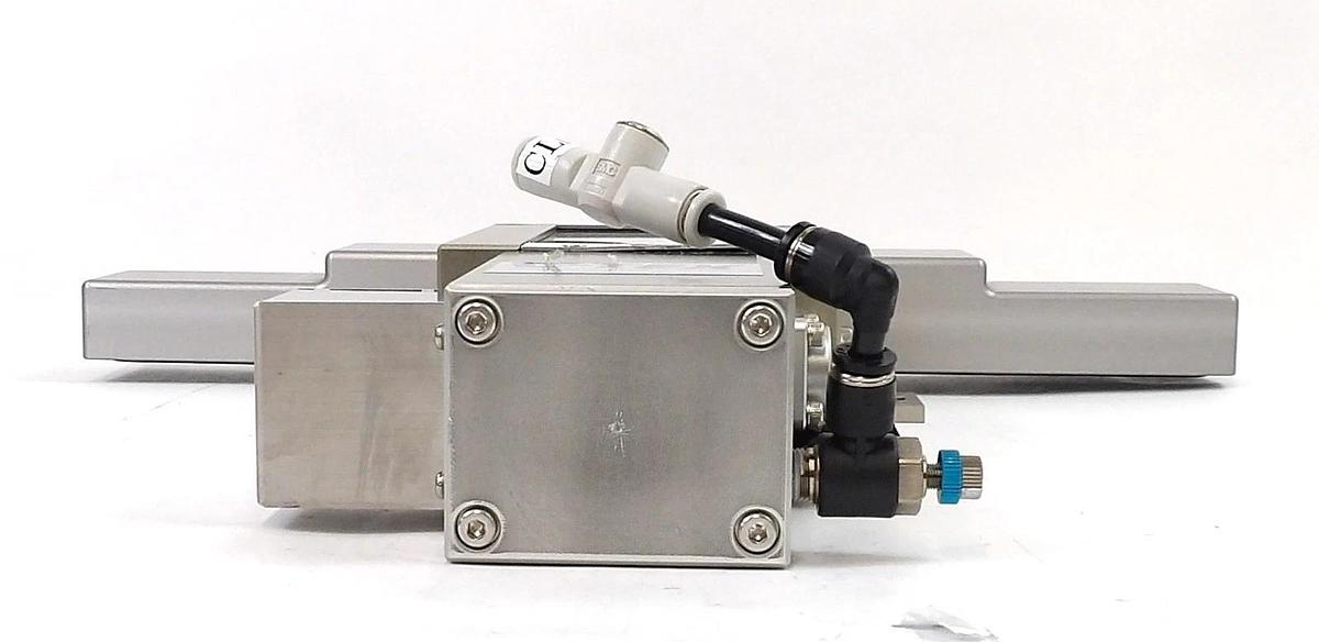 Used V-Tex CX80-002102-12 Pneumatic Gate Valve ROLLCAM TEL Tokyo Electron Working