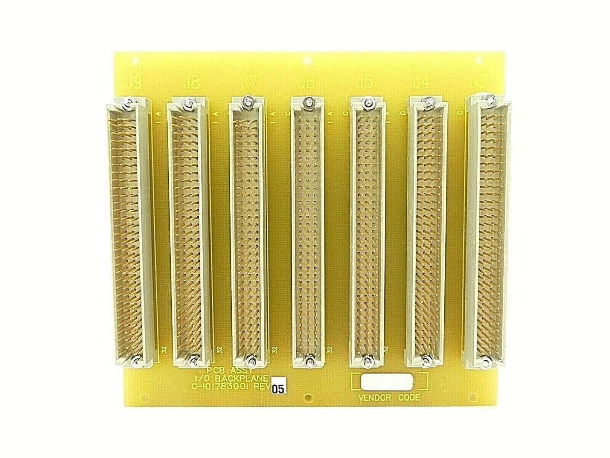 Used Varian Semiconductor Equipment VSEA C-101783001 I/O Backplane PCB Rev. 05 Spare