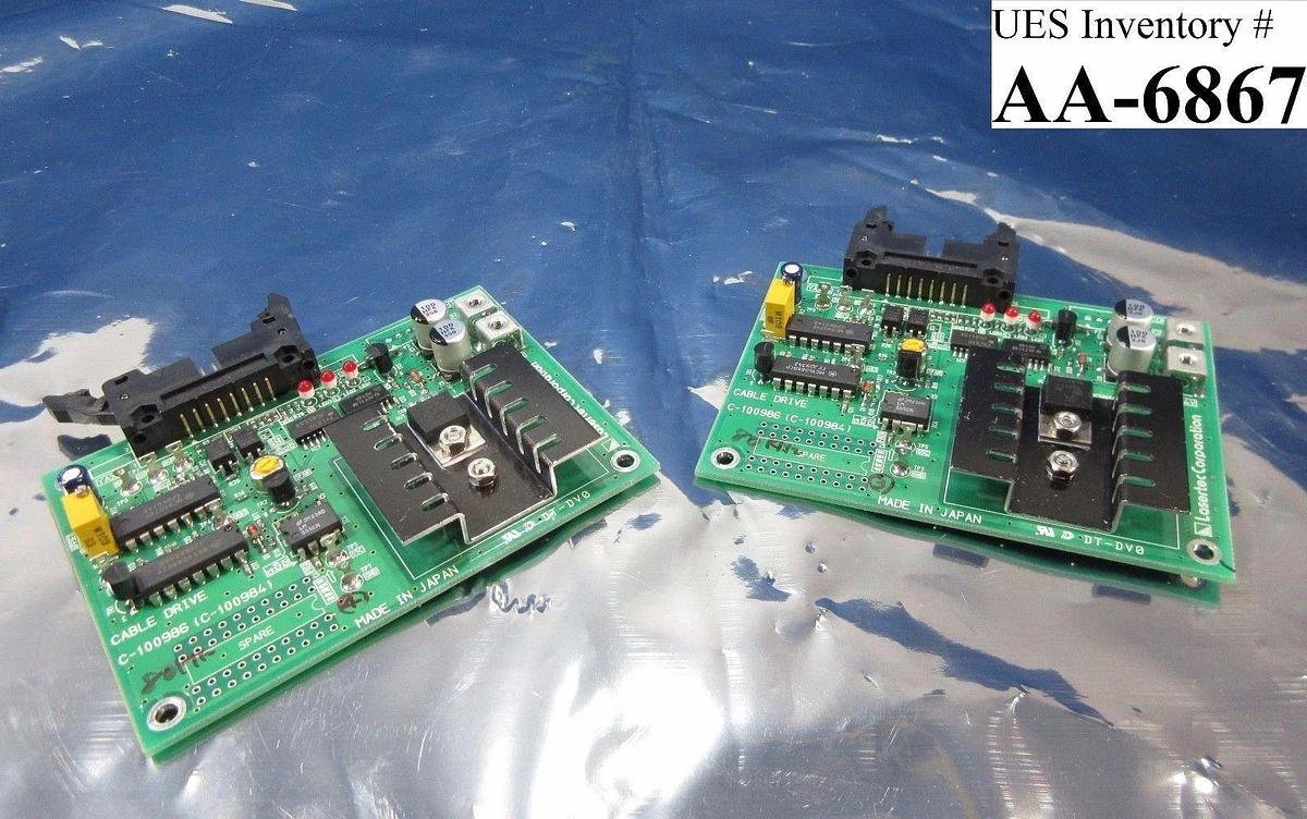 Used Lasertec C-100986 PCB Cable Drive Lot of 2 Lasertec MD2500 Used Working