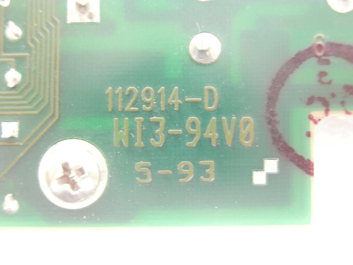 Used MKS Instruments D112915 Hot Cathode PCB Card 112914-D Working Spare