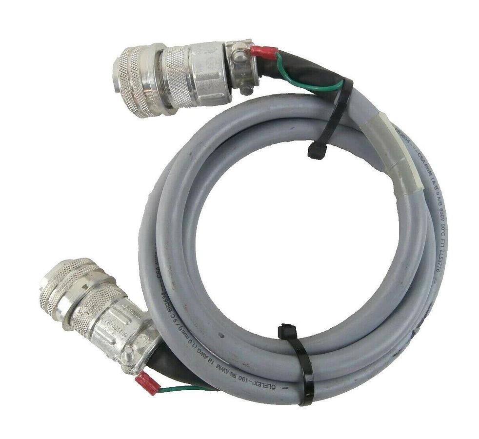 Used CTI-Cryogenics 8112463G050 Cryogenic Pump Power Cable On-Board 5 Foot Working
