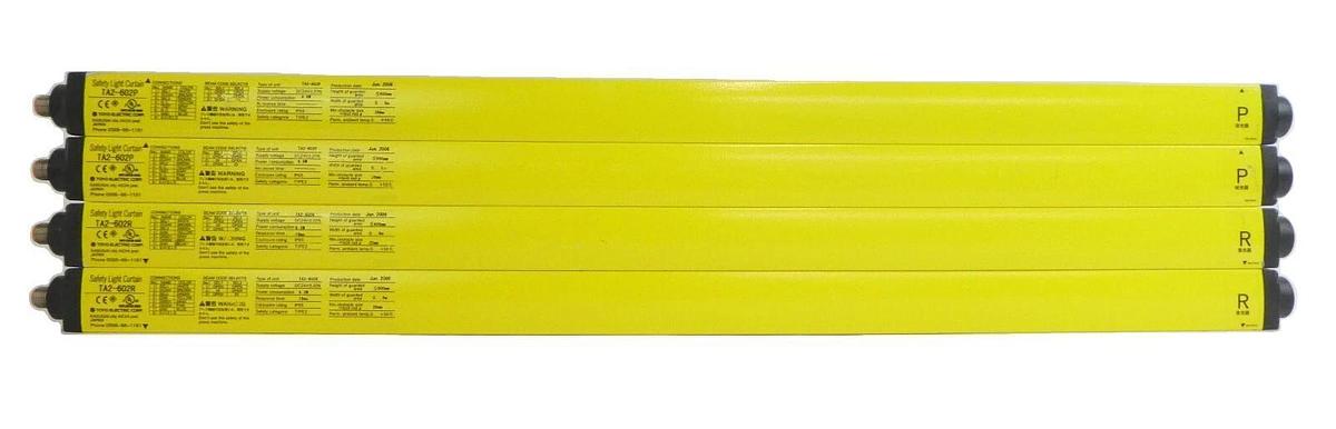 Used Toyo Electric TA2-602R TA2-602P Safety Light Curtain Lot of 4 Working Surplus