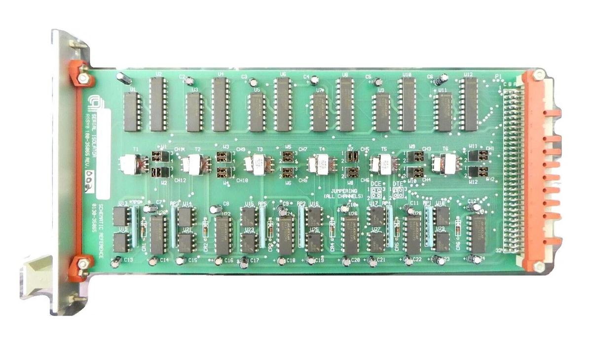 Used AMAT Applied Materials 0100-35065 Serial Isolator PCB Card Working Surplus