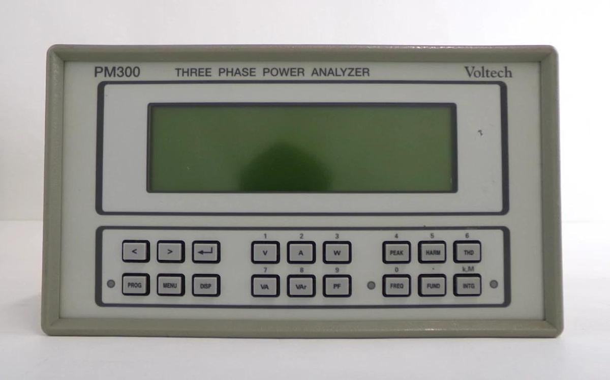Used Voltech PM300 Three Phase Power Analyzer Reseller Lot of 2 Untested Surplus