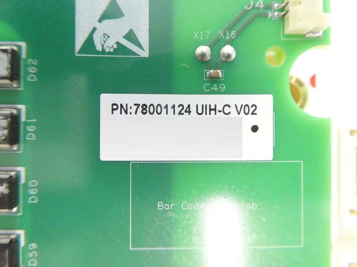 Used United Imaging 78001124 UIH-C V02 Driver PCB Assembly 2 60001345 Working Spare
