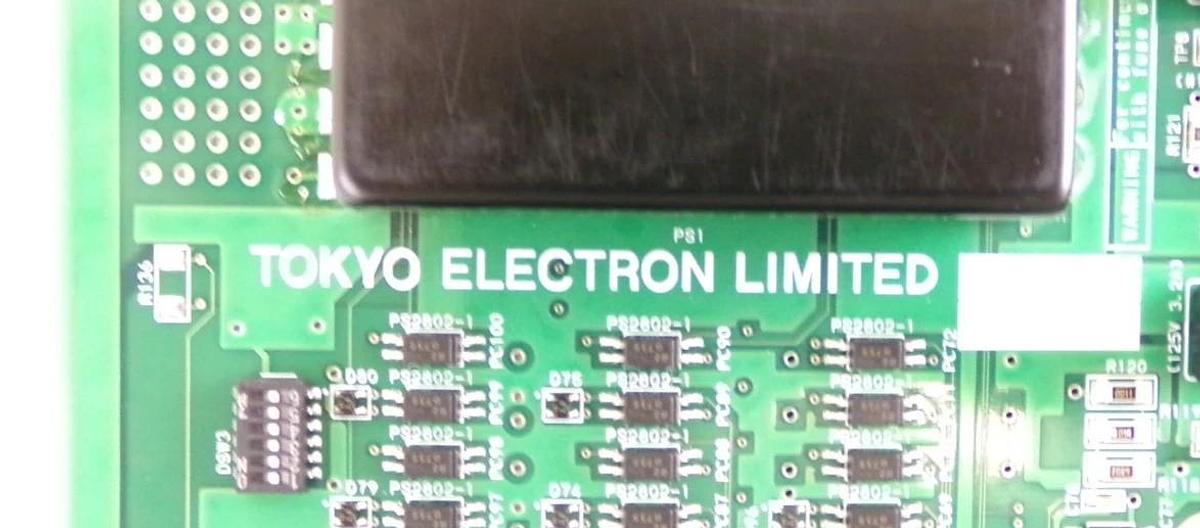 Used TEL Tokyo Electron 5U81-000008-13 PCB TAB22W-1/CONT Working Surplus