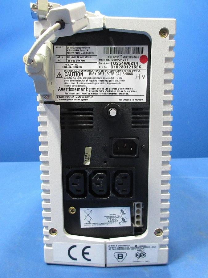 Used Powerware 1000P2HVSE Uninterruptible Power Supply Prestige EXT Used Working