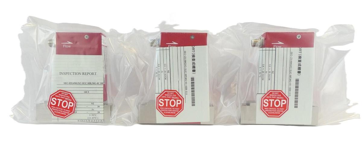 Horiba STEC SEC-Z514MGX Mass Flow Controller MFC AMAT 0190-33184 Lot of 3 New
