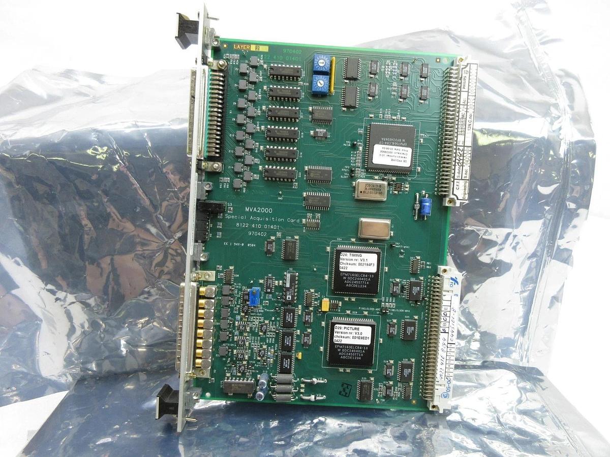 Used Philips 8122 410 01401 Special Acquisition Card MVA2000 Nikon NSR-S204B Used