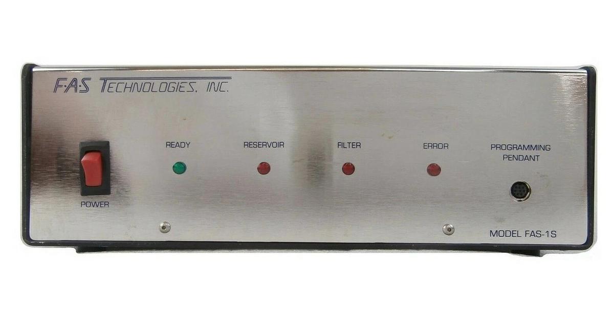 Used FAS Technologies FAS-1S Photoresist Pump Controller Millipore Photo-250 Working
