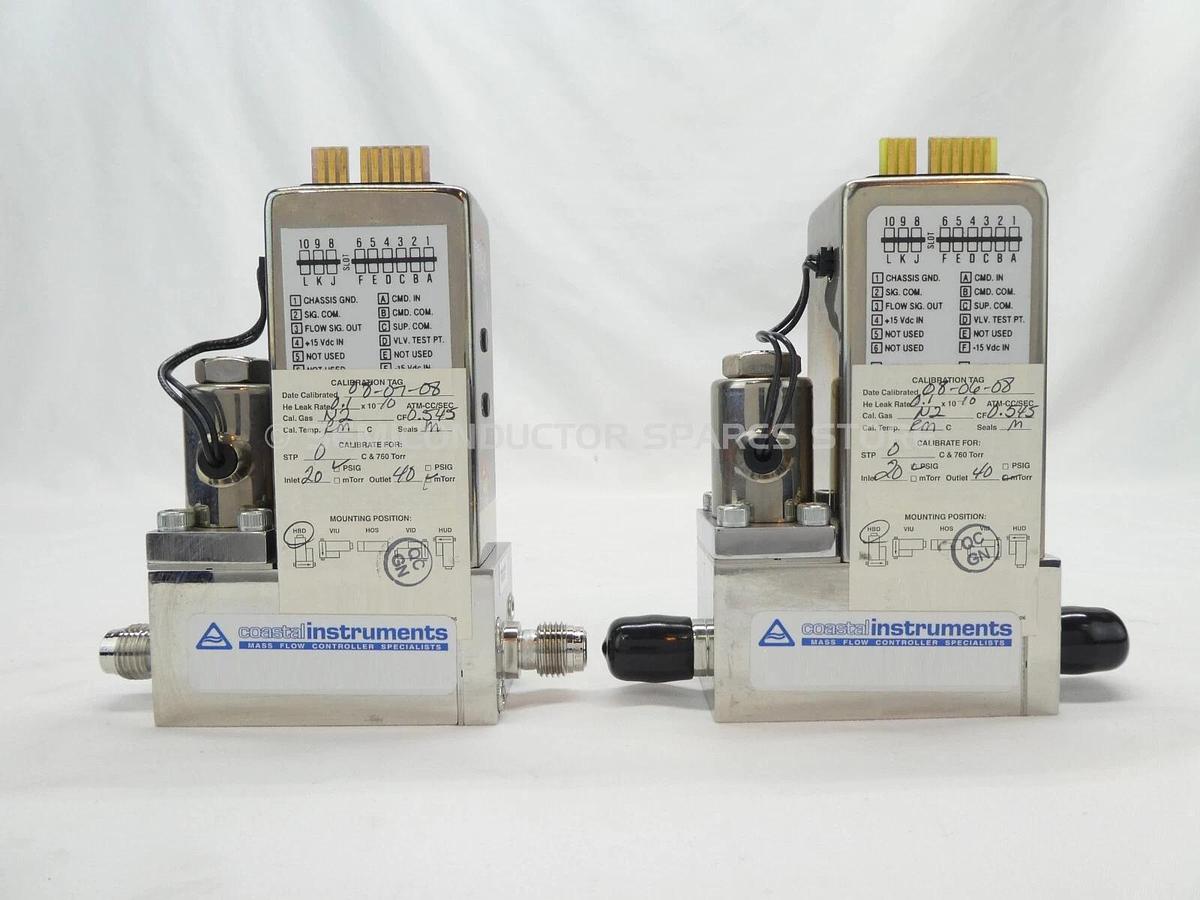 Refurbished Brooks 5964 Mass Flow Controller MFC 2000 SCCM B2H6 Lot of 2 OEM Refurbished