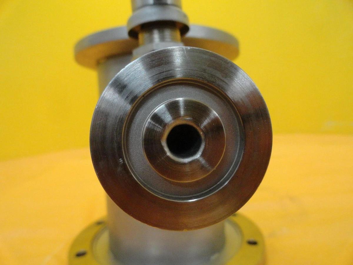 Used Fuji High Vacuum Nipple Tee QF100 LF Rotatable ISO100 ISO-F SS-DLTW4 6.75" Used