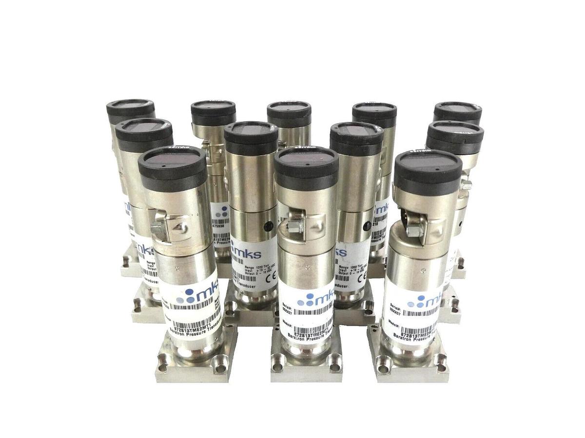 Used MKS Instruments 872B13TME2MT1 Pressure Transducer 872B Lot of 12 Working