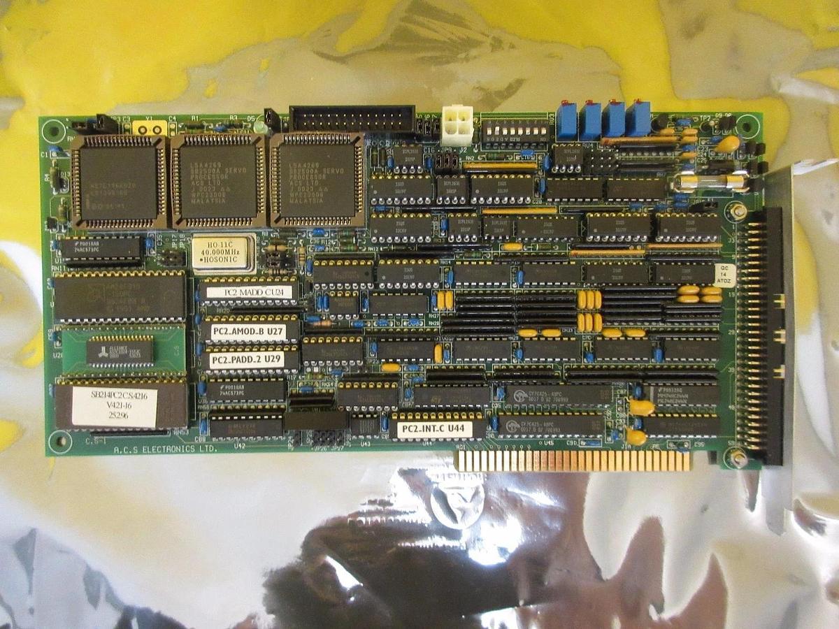 Used A.C.S Electronics SB214PC-E Controller Board PCB Card P.S.-6 NovaScan 840 Used