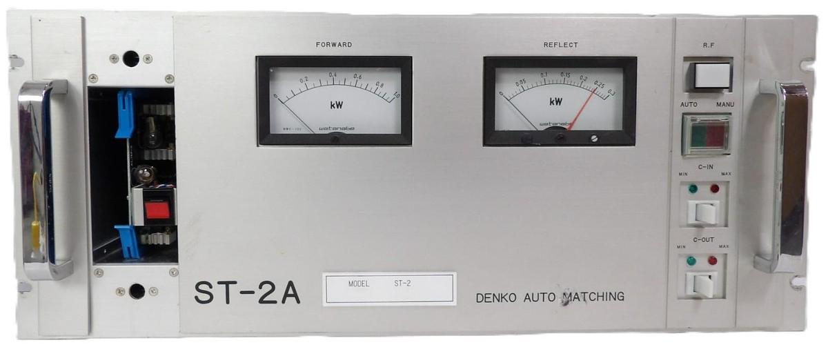 Used Denko ST-2A RF Auto Matching Unit with ALIM-2 Untested Surplus