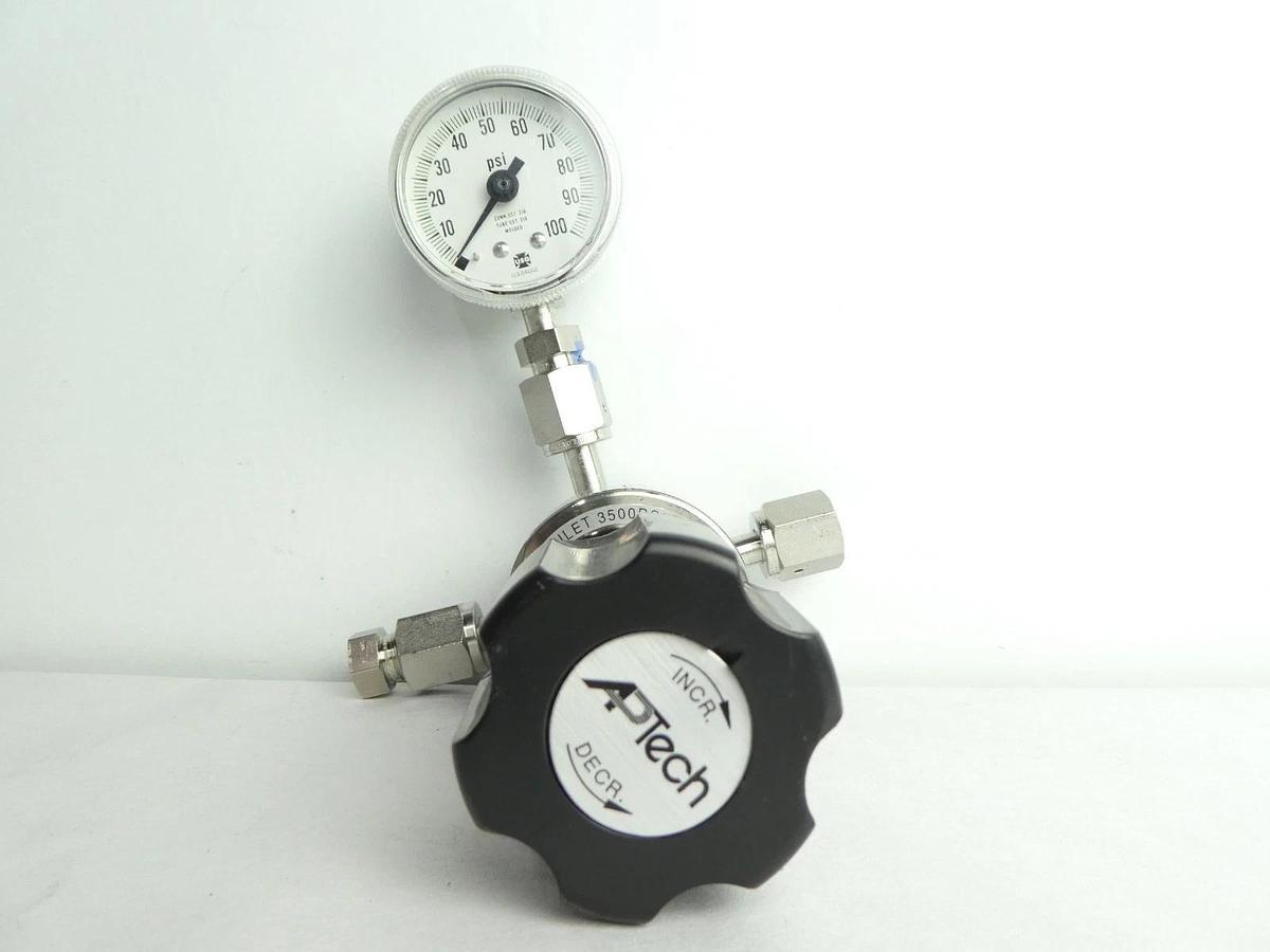 Refurbished AP Tech AP1010SM 3PW FV4 FV4 FV4 Regulator Valve With Gauge Refurbished