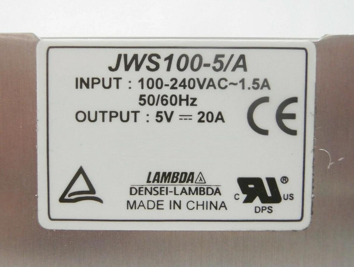 Used Densei-Lambda JWS100-5/A Power Supply Reseller Lot of 6 Working Surplus