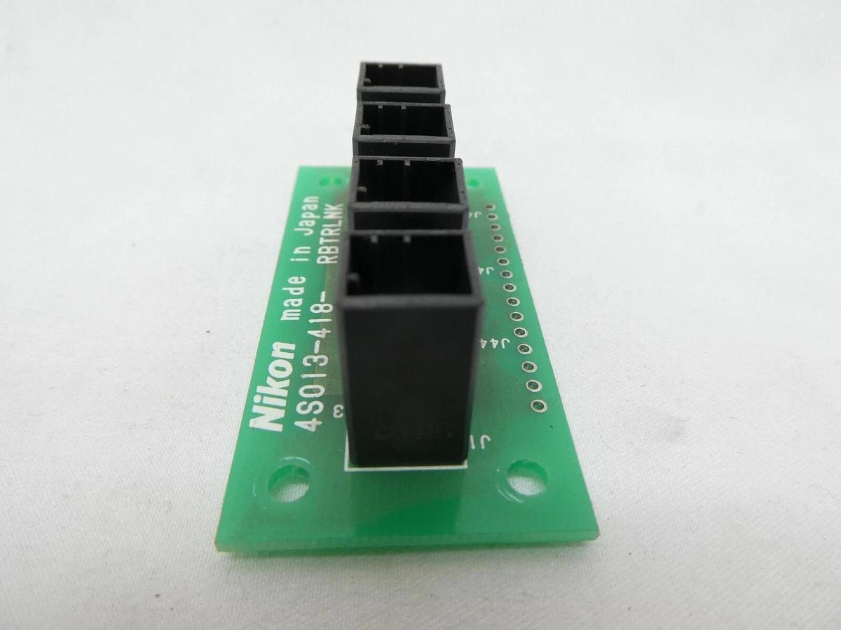 Used Nikon 4S013-418 Robot Interlink Board PCB RBTRLNK NSR System Working Spare