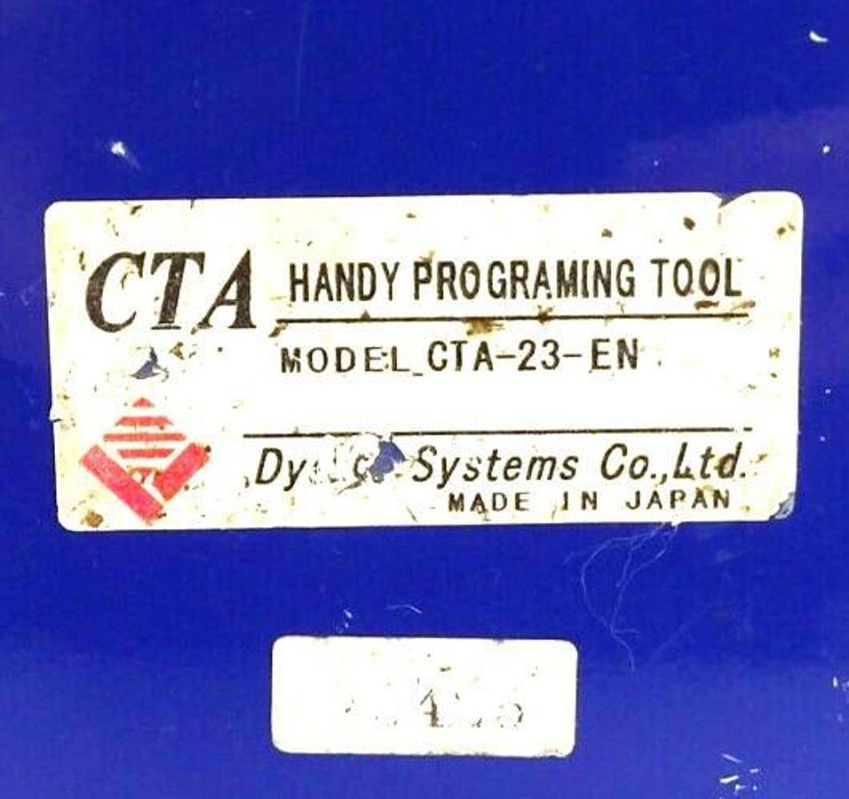 Used Dyadic Systems CTA-23-EN CTA Handy Programming Tool Automation Spare Surplus