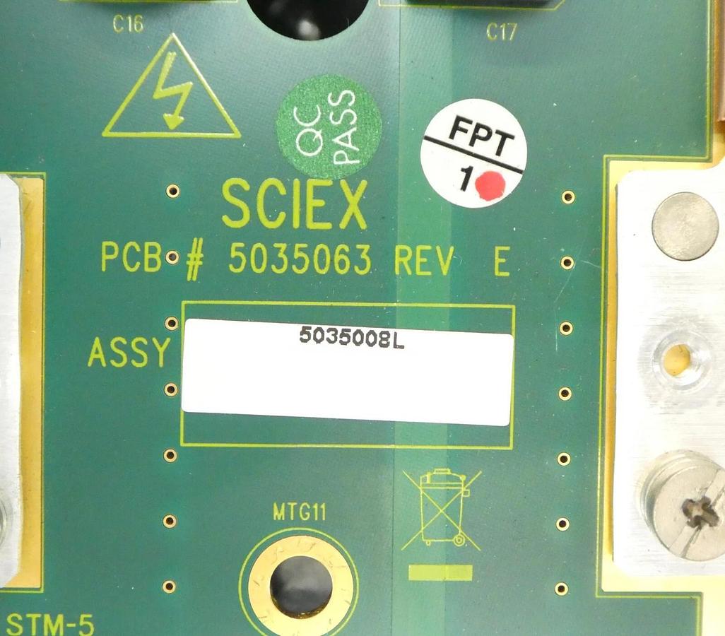 Used AB Sciex 5035008 Variable Adjustment Power Module PCB 5035063 Working Surplus
