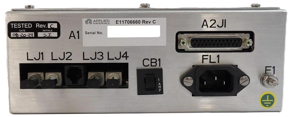 Used Varian E11706660 Power Supply Interface Module AMAT Applied Materials Working