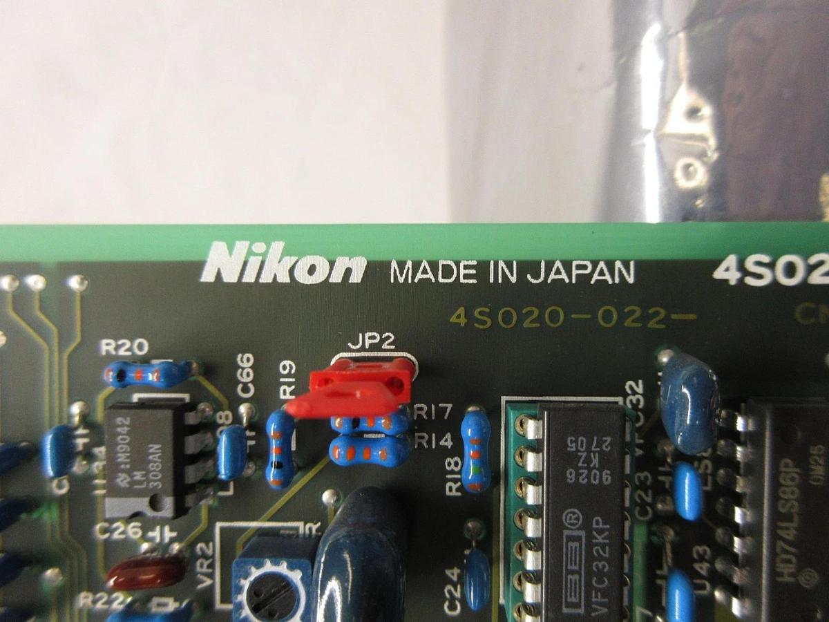Used Nikon 4S020-022 Processor PCB Card CNTRL-1 NSR System Used Working