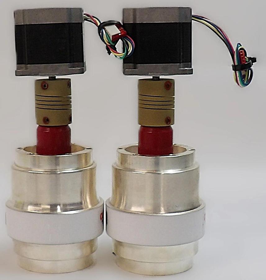 Used Comet CVMN-500BC/10-BEC RF Variable Vacuum Capacitor Lot of 2 Working