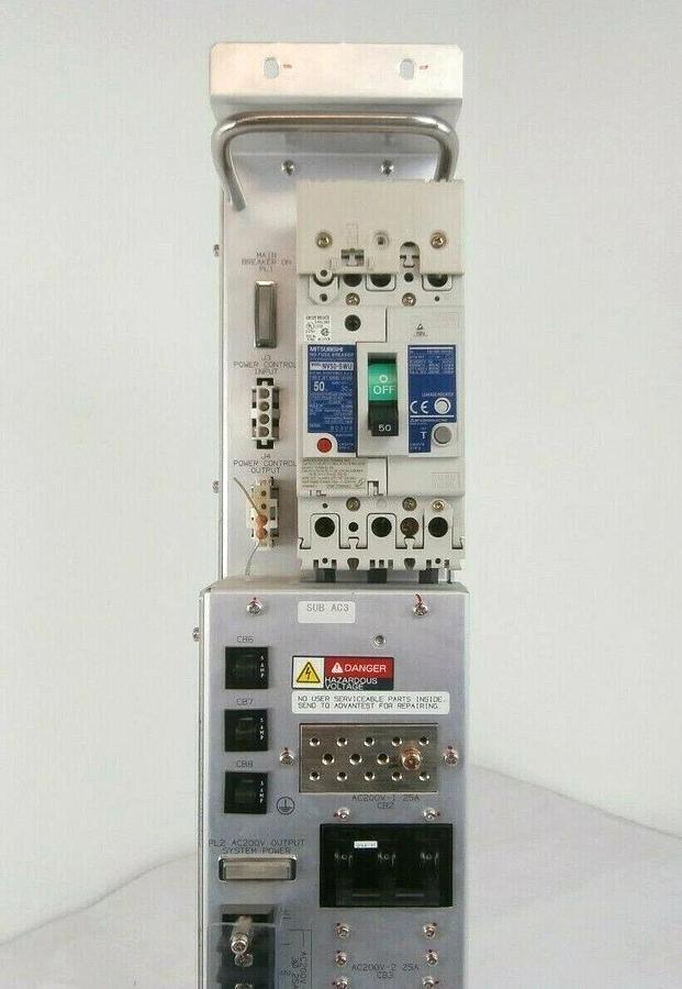 Used Advantest KH3-710039 Sub AC Power Distribution Module T2000 SoC Working Surplus