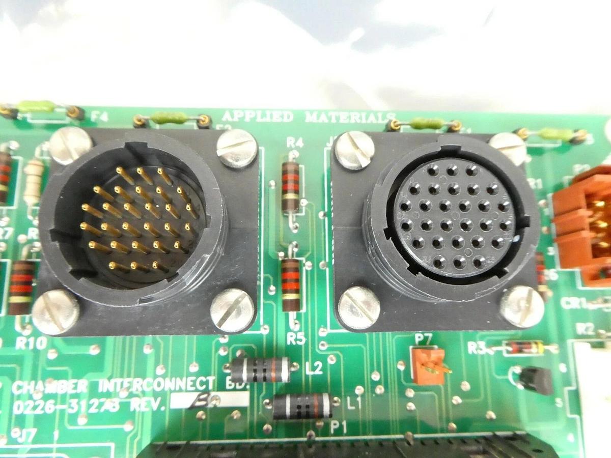 Used AMAT Applied Materials 0226-31273 Strip Chamber Interconnect PCB Working Surplus