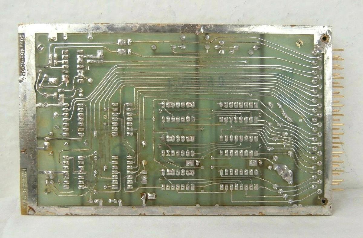 Used Karl Suss 455-60-25 PCB Card 559.25bA MJB 55 Wafer Mask Aligner Working Surplus