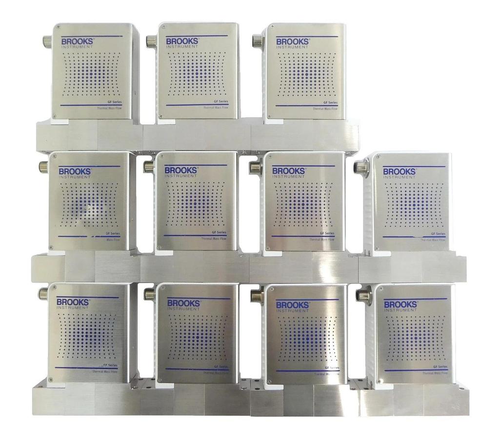 Used Brooks GF125C Mass Flow Controller MFC GF125CXXC Lot of 11 Working Surplus