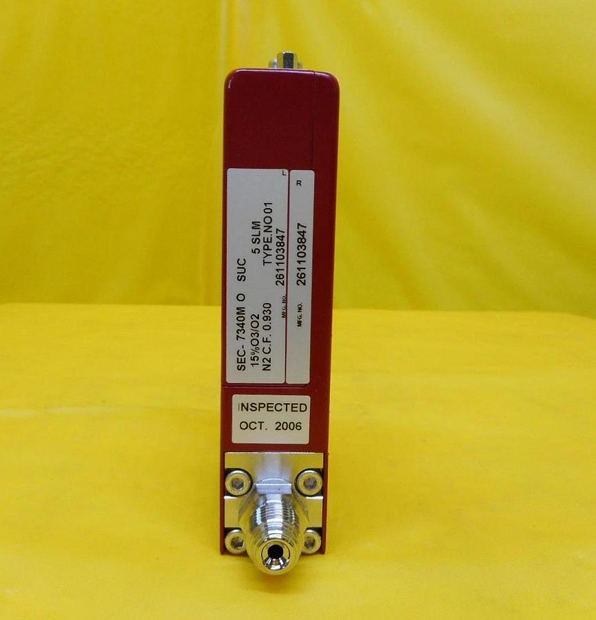 Used STEC SEC-7340M MFC Mass Flow Controller SEC-7340 5 SLM 15%O3/O2 Used Working
