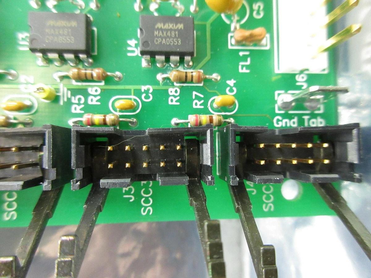 Used Delta Design 1906880-501 MBX RS232/RS485 Expansion Board PCB Rev. F Used Working