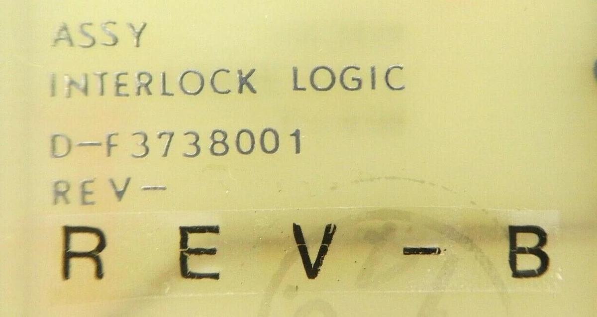 Used Varian Semiconductor VSEA D-F3738001 Interlock Logic PCB Card Rev. B Working
