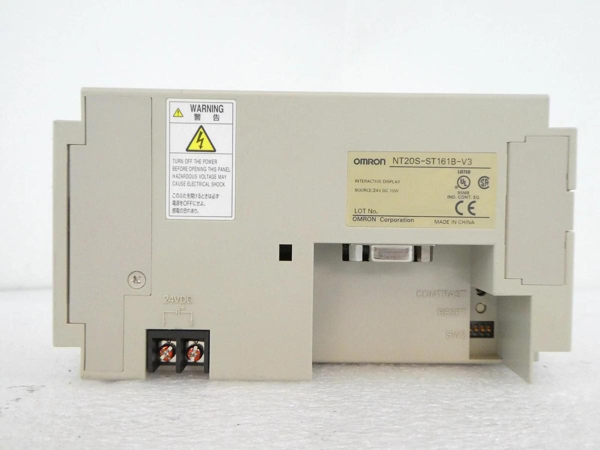 Used Omron SYSMAC CS1G PLC Assembly CS1G-CPU43H with Display NT20S-ST168B Working
