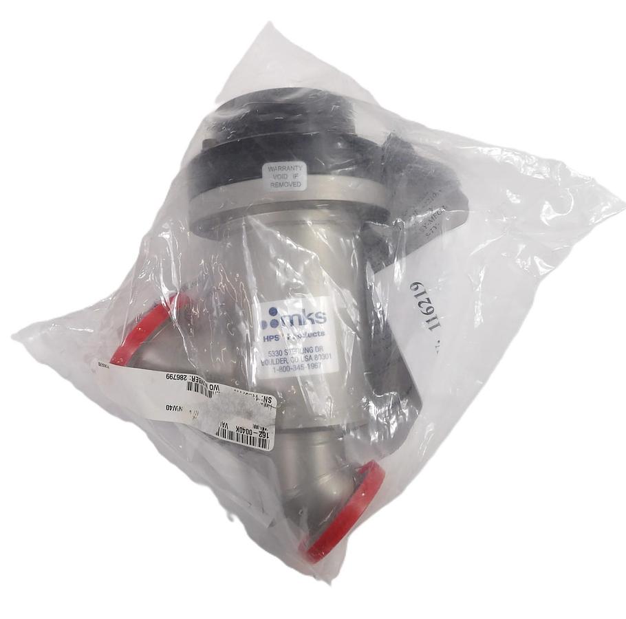 Used MKS Instruments 162-0040K Pneumatic Isolation Angle Valve New Surplus