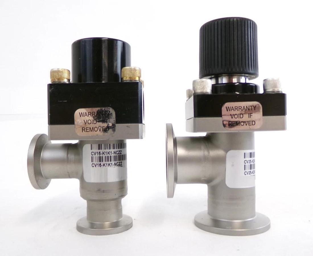 Used MKS Instruments CV Compact Valve CV-34232 CV25-K2K2 CV16-K1K1 Reseller Lot of 6