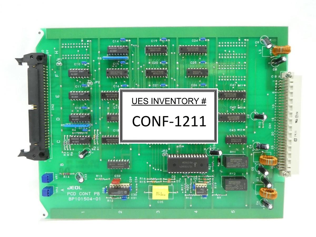 Used JEOL BP101504-01 PCD CONT PB PCB Card JWS-7555S SEM Working Spare