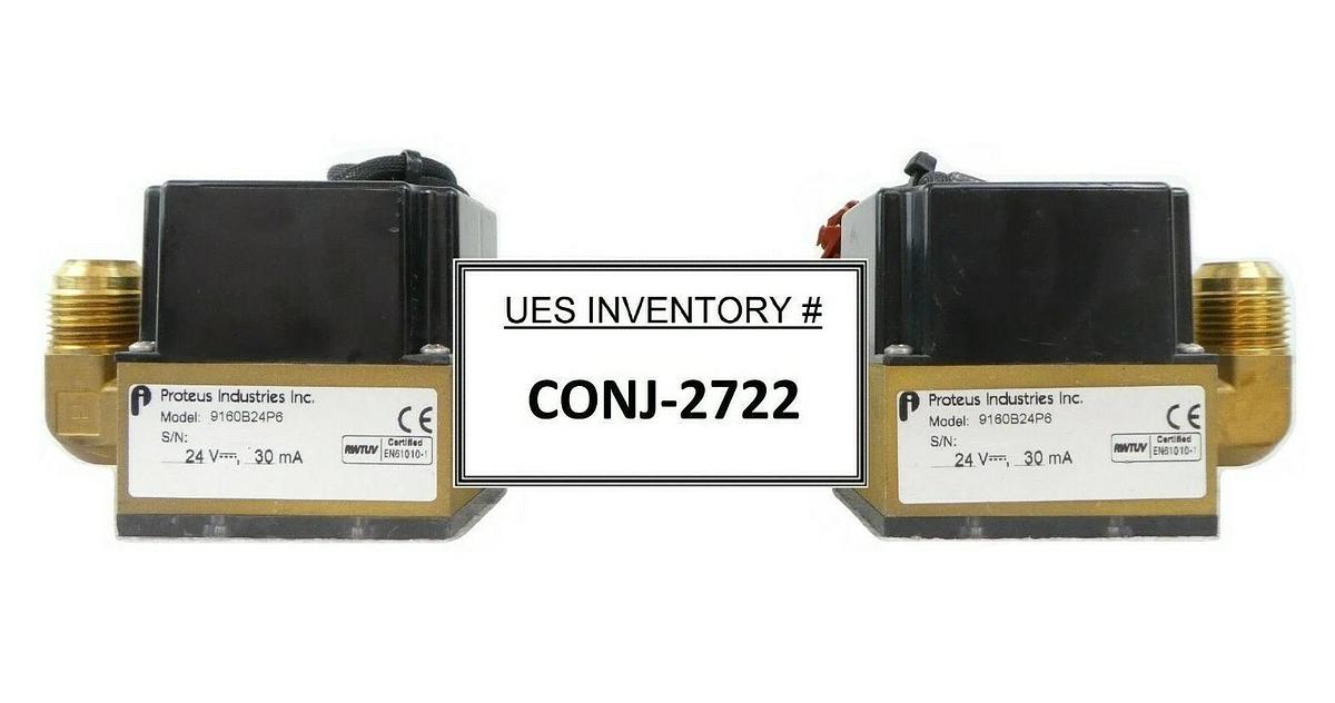 Used Proteus 9160B24P6 Flow Meter AMAT Applied Materials 0190-35440 Lot of 2 Working