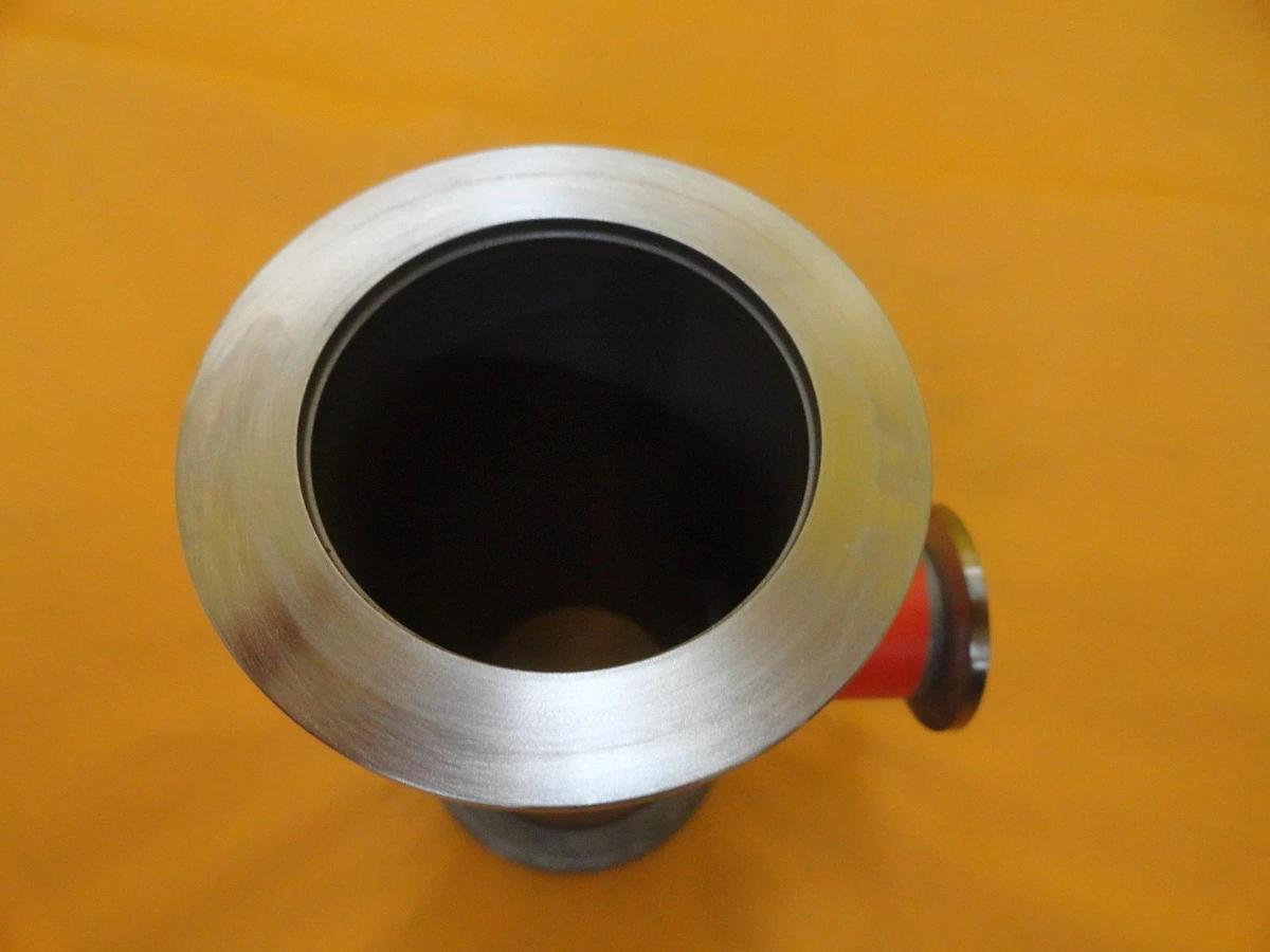 Used Edwards C10517431 Straight Nipple Vacuum Adapter Tee NW50 NW25 Copper Cu Working