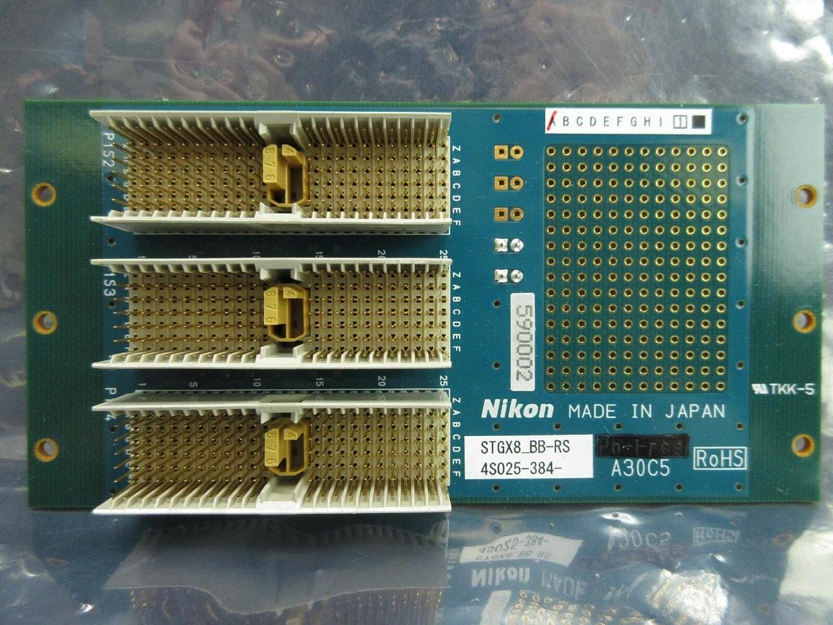 Used Nikon 4S025-384 Backplane Board PCB STGX8_BB-RS NSR-S620D ArF Immersion Used
