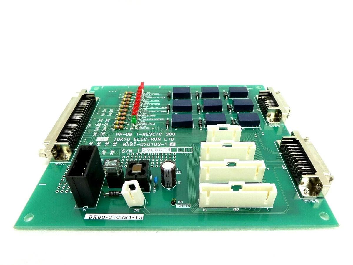 Used TEL Tokyo Electron BX81-070103-13 Board PCB PF-DB T-MESC/C 300 Trias Working
